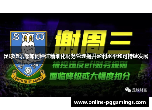 足球俱乐部如何通过精细化财务管理提升盈利水平和可持续发展