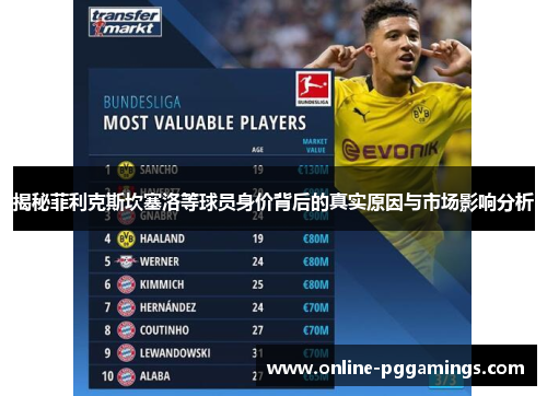 揭秘菲利克斯坎塞洛等球员身价背后的真实原因与市场影响分析